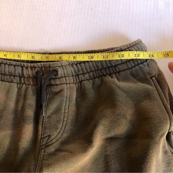 Volcom Deadly Stones Camouflaged Drawstring Distressed Sweatpants Joggers L/12Y - Picture 11 of 16